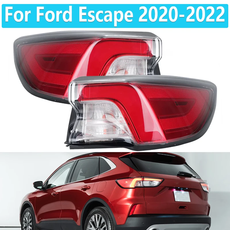 

LED Tail Light For Ford Escape 2020 2021 2022 Rear Lamp Assembly Turn Signal Light Brake Fog Lamp LJ6Z-13405-E LJ6Z-13404-E