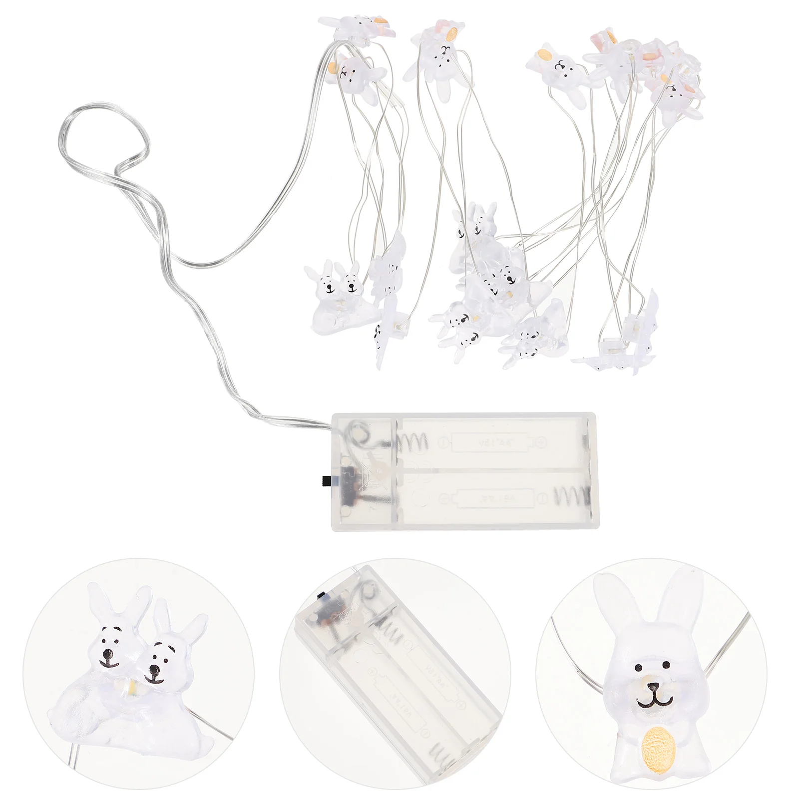 

Pendant Light Easter String Lights Hanging Bunny Shape Party Decoration Chandelier Decorations