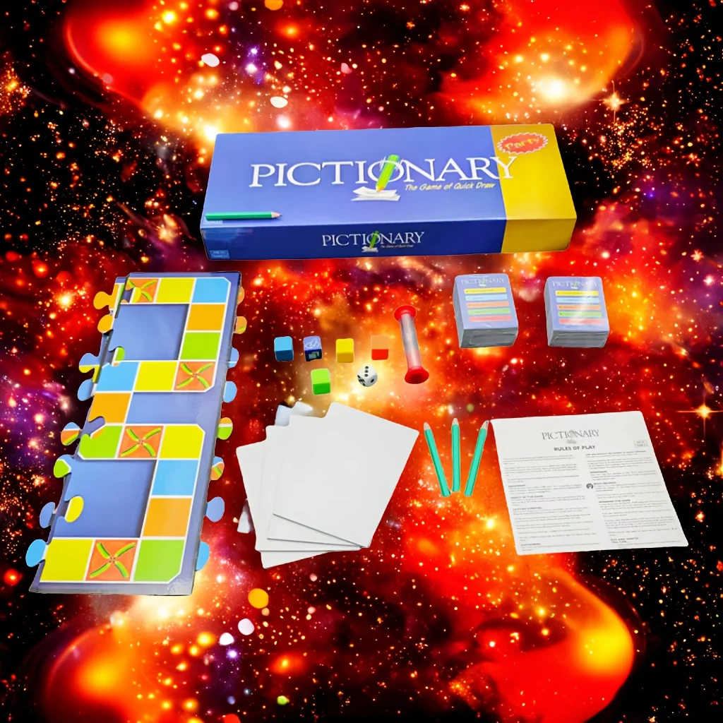 

Pictionary (Party Version), Games Are Specially Designed for Parties, Card Games, Board Games, Suitable for Gifts (Slight Color Difference)