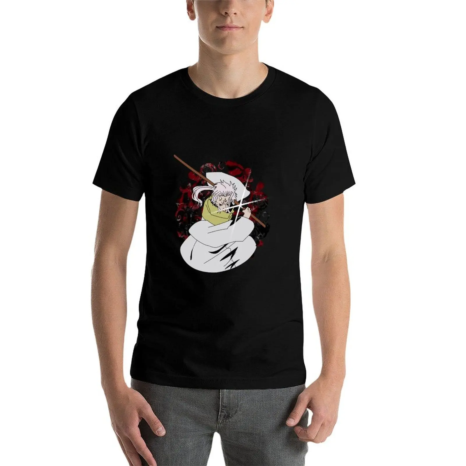 

That Time I Got Reincarnated As a Slime hakurou Blind Swordsman Cool T-Shirt man t shirt summer T-Shirt