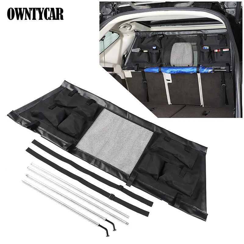 For Land Rover Discovery 5 LR5 2017-25 Car Modeling Trunk Safety Isolation Protective Netting Pet Fence Netting Car Accessories