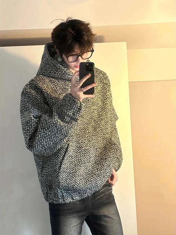 

Американское мужское худи из плотного трикотажа, модный дизайн, весенняя коллекция, парная куртка, повседневная, из полиэфирного волокна