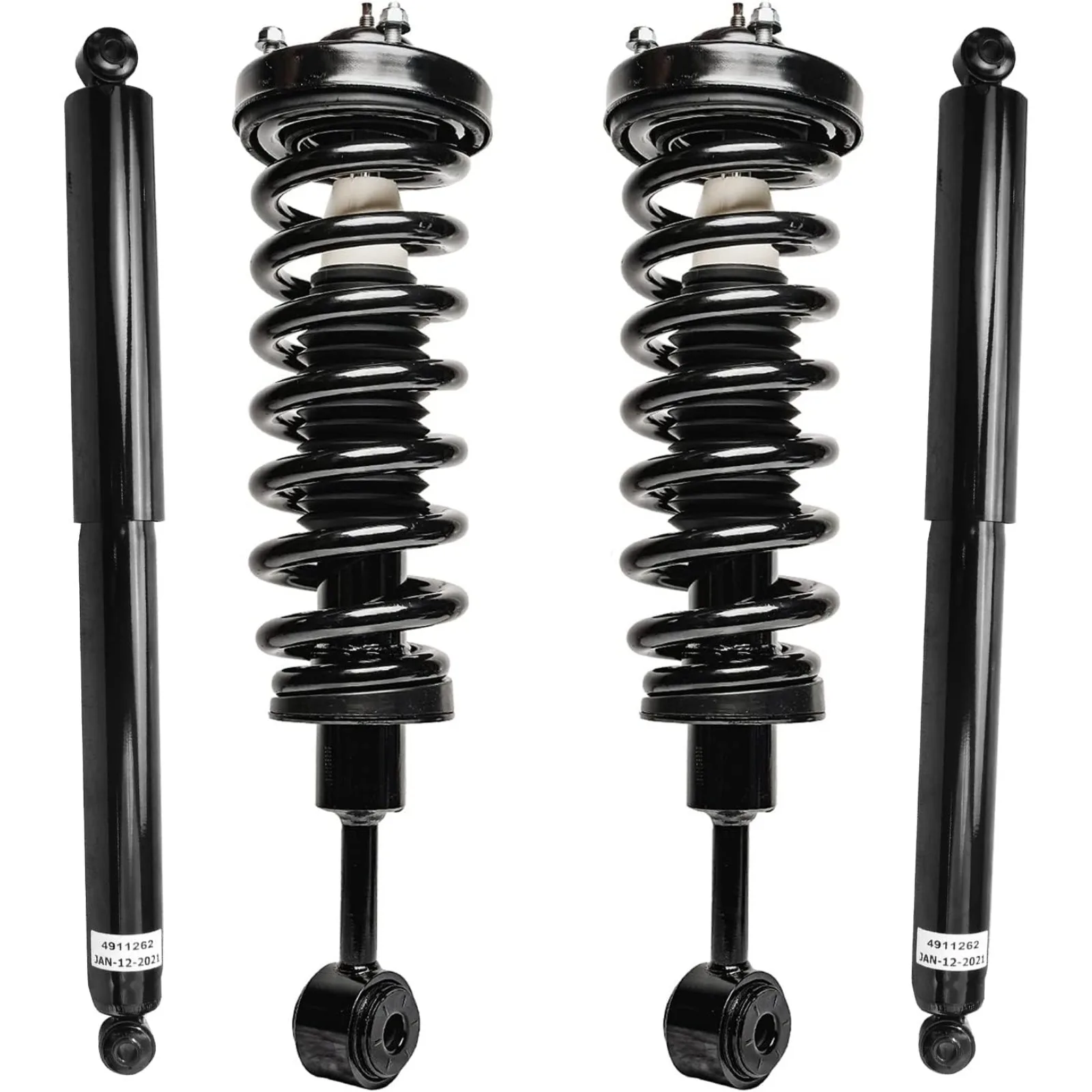 US  4WD Struts Shock Absorbers for Ford 2004-2008 F-150, 2006-2008 Lincoln Mark LT, 2 Front Ready Struts w/Coil Springs Assembly