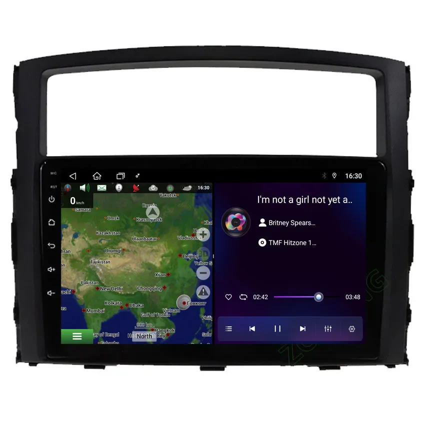 4G DSP Android 12 For Mitsubishi Pajero V90 V93 V97 Car Multimedia