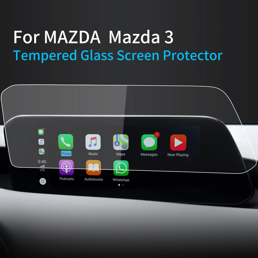 For Mazda 3 Screen Protector 2022 Console Tempered Glass Protective Film Navigator Carplay Car Stickers Automative Accessories