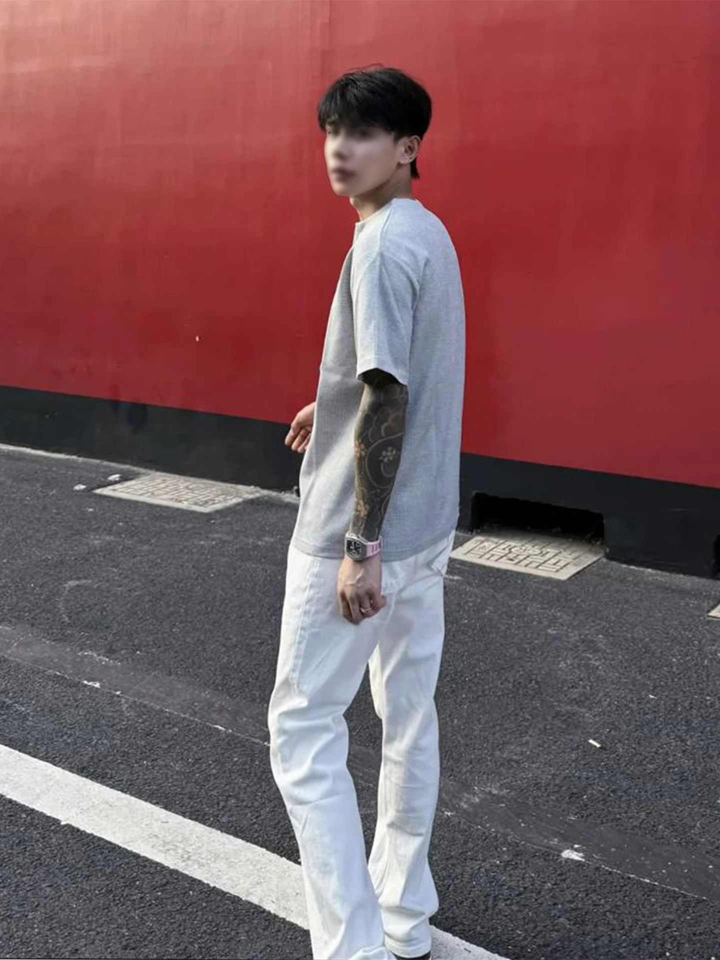 Jeans Brancos Estilo Americano - Streetwear Brand Denim avaliação e preço