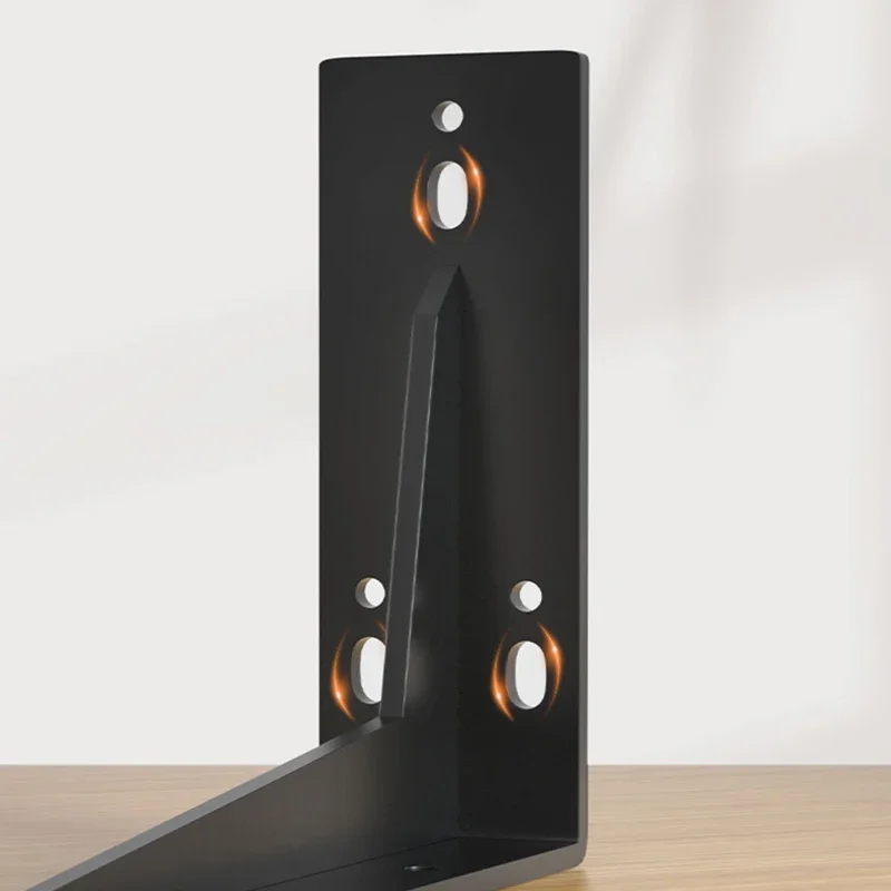 Angle Bracket Bookcase Bookshelf Bed Foundation Frame Base Plates Bathroom Shelf Fixing Bracket Floating Shelves For Wall