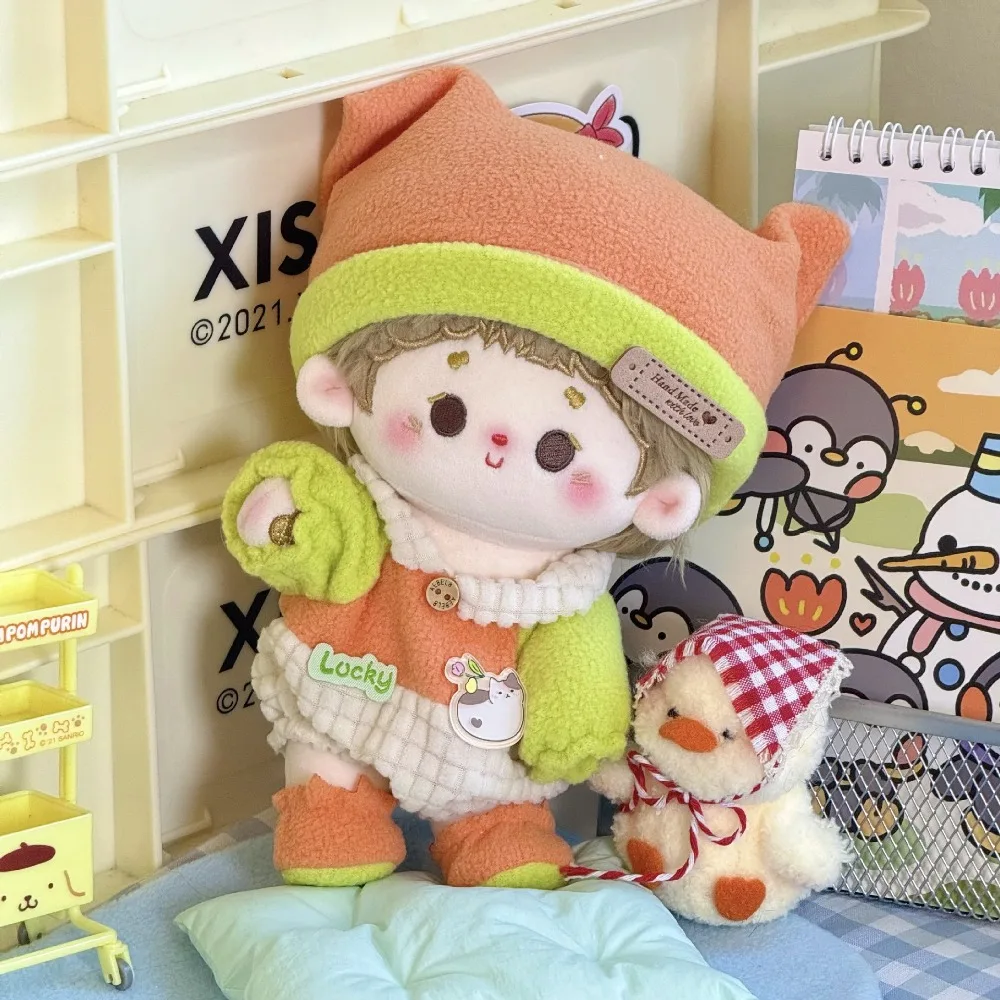 Cute Multi Color Doll's Clothes Multiple Styles Hand-made Doll Outfit Dolls Accessories Gift Doll Hoodie Set 20cm Cotton Doll