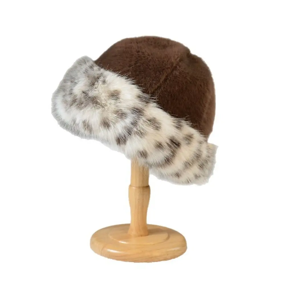 Warm Fur Fur Cap Thicken Material Windproof Warm Winter Hat Soft Lining Ear Flaps Faux Fur Cap Winter Outdoor