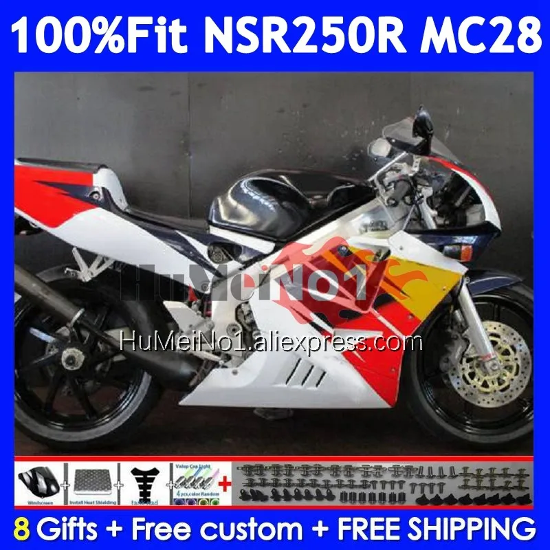 Injection For HONDA NSR250R MC28 1994 1995 1996 White red 1997 1999 16No.72 NSR 250 250R NSR250 R 94 95 96 97 98 99 Fairings