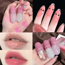 3PCS Lip Gloss Crystal Jelly Lip Glaze Transparent Lips Glass Color Change Oil Moisturizing Glitter Liquid Lipstick Lip Cosmetic