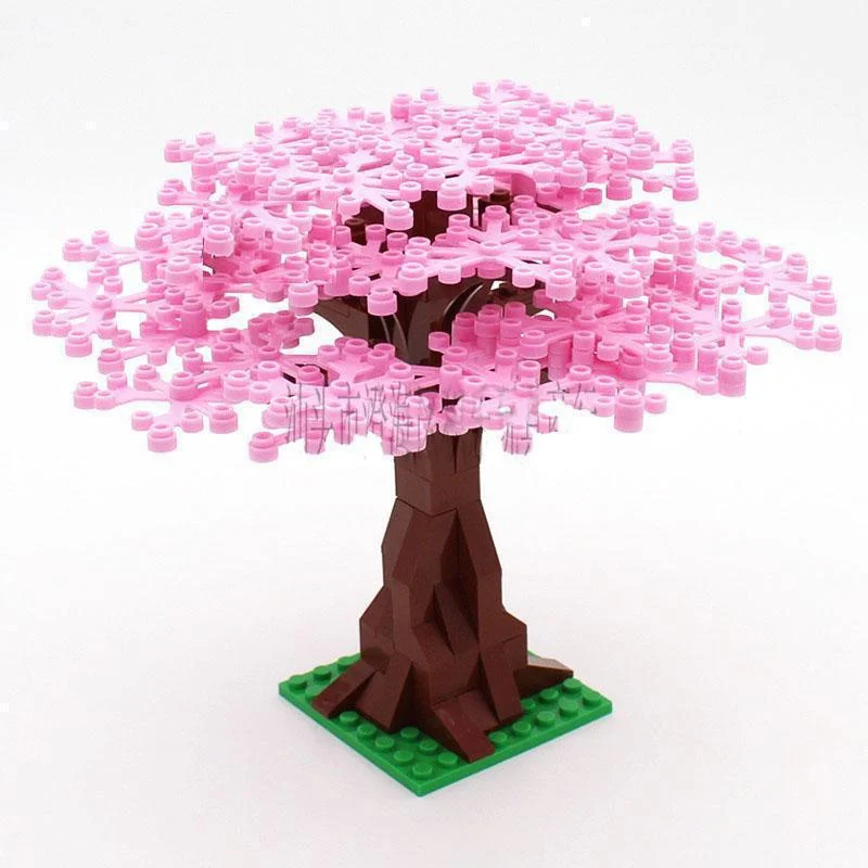 Enlighten Baustein City Lift the Cherry Avenue Road Tree Lernsteine Spielzeugjunge Geschenk – Keine Box