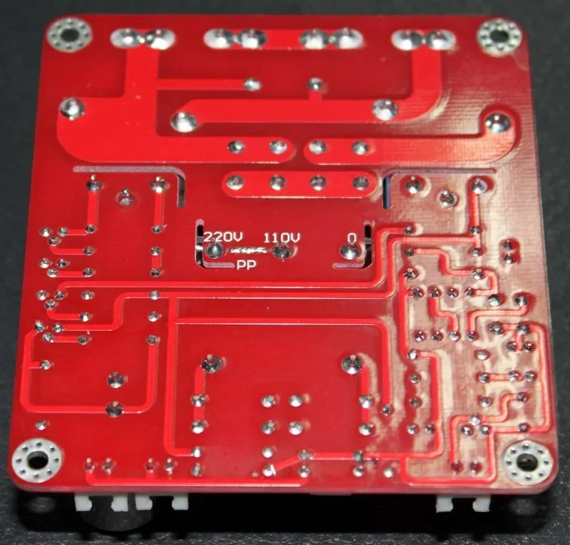 Power amplifier power delay soft start temperature protection board