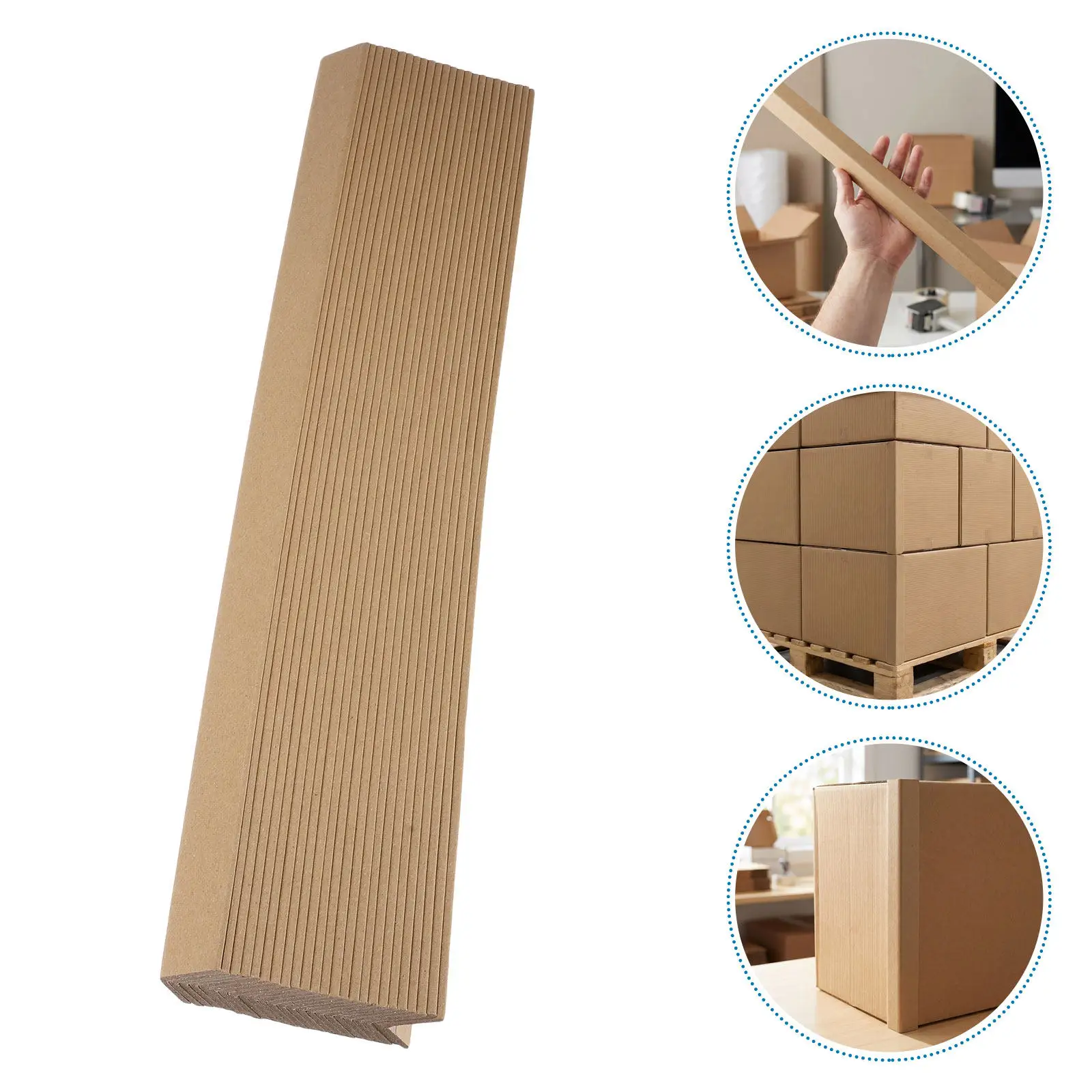 20pcs L-Shaped Cardboard Furniture Packing Corners Reinforced Wall Protector Shipping Panels Packaging Box Corner Edge Protector