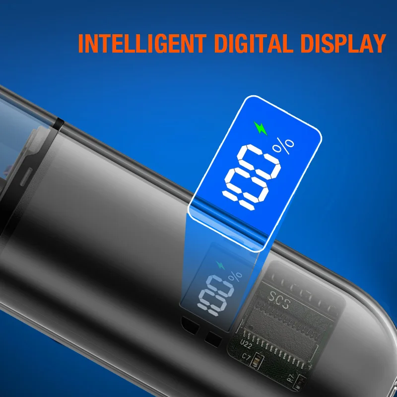 Portable Mini LED Display Nasal Hair Trimmer with Type-C Charging Versatile Compact Personal Grooming Tool view 4