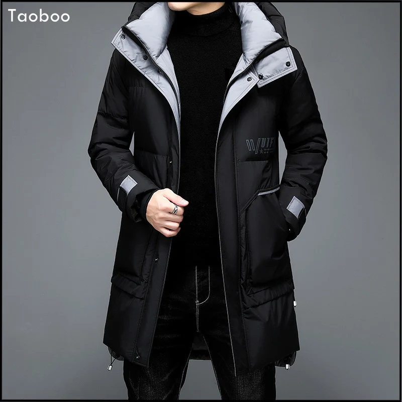 

Top Grade Warm 2021 Men's Winter Jackets Luxury Top Quality Hooded Fashion Parka Jacket Men Windbreaker Male Coat Men's Clothing