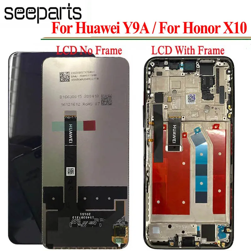 

Tested Well For Huawei Honor X10 LCD Display+Touch Screen Digitizer Assembly Replacement For Huawei Y9A X10 5G LCD Enjoy 20 Plus