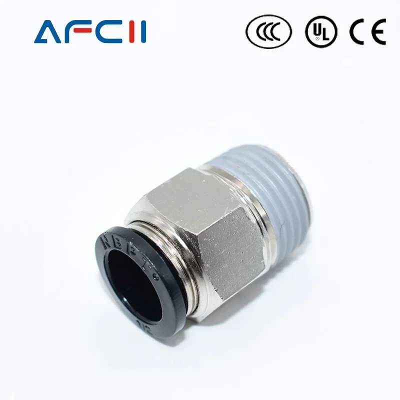 10pcs20pcs50pcs100pcs جودة عالية PC1/4 5/16 3/8 1/2 تركيبات الهواء الهوائية بوصة حجم تركيبات بلمسة واحدة #1