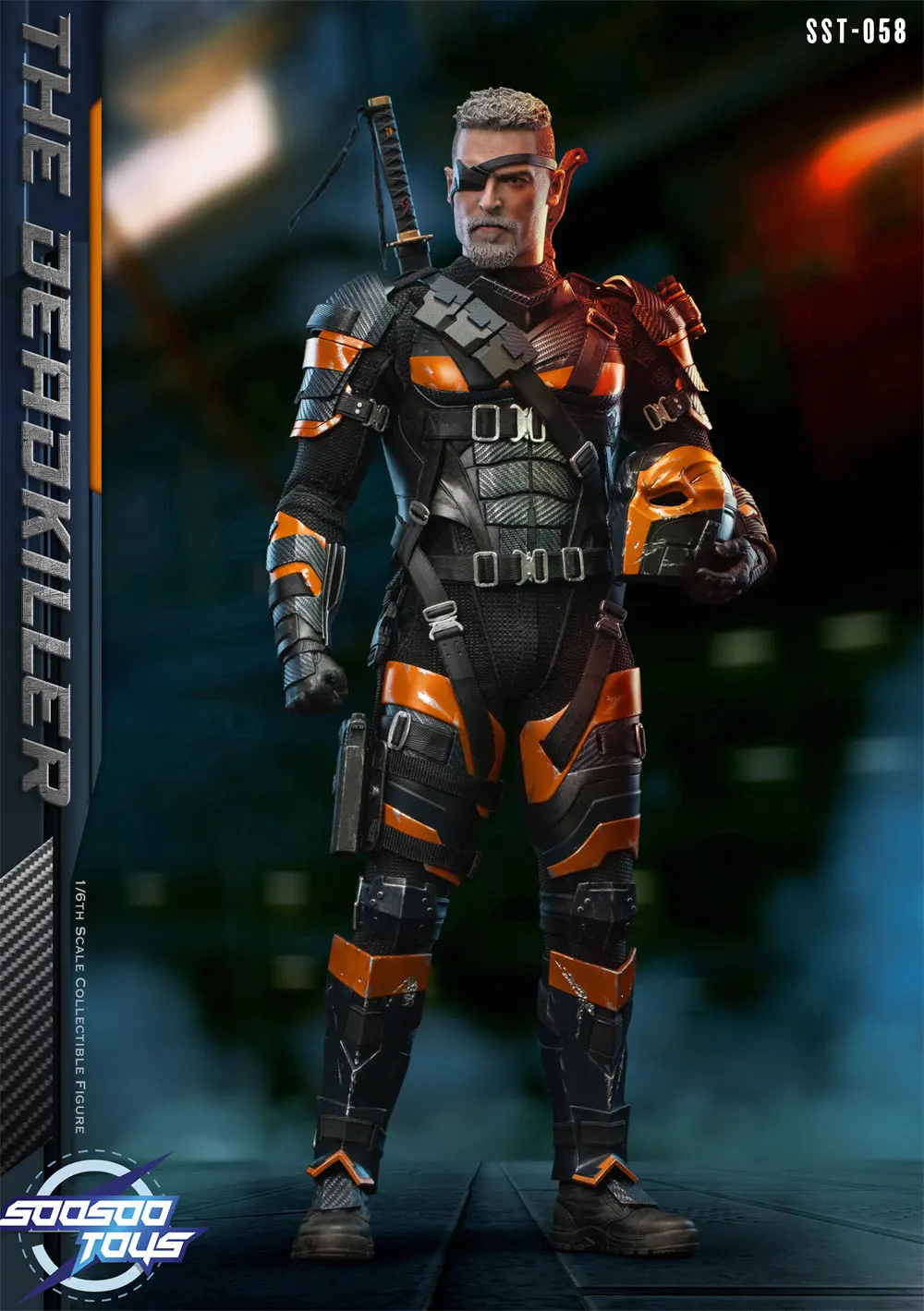 in Stock Soosootoys Deathstroke Death Mercenary SST-058 1/6 Scale Action Figure Anime Model Trendy Toys Desktop Collectibles