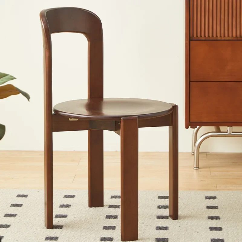 

Armless Vintage Back Dining Chair Designer Nordic Wooden Eaiting Dining Chair Kitchen Modern Sillas Para Comedor Home Furniture