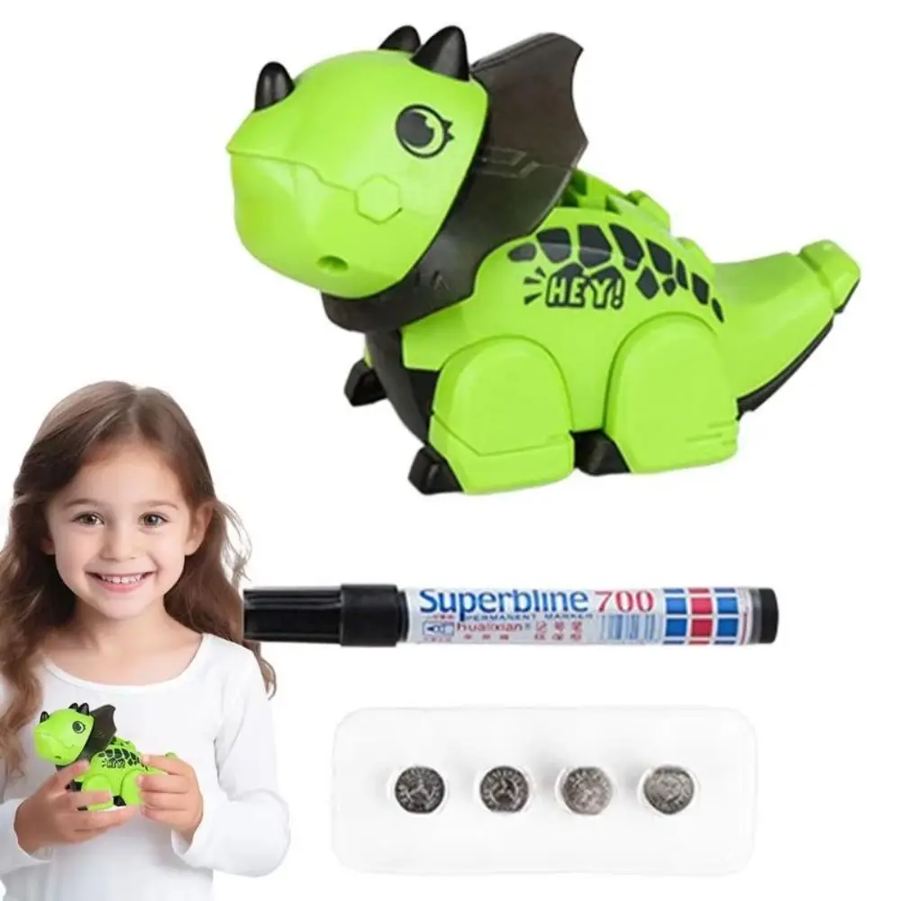 

Electric Walking Dinosaurs Figure Tracking Trace Automatically Wind Up Dinosaur Robot With Music Educational