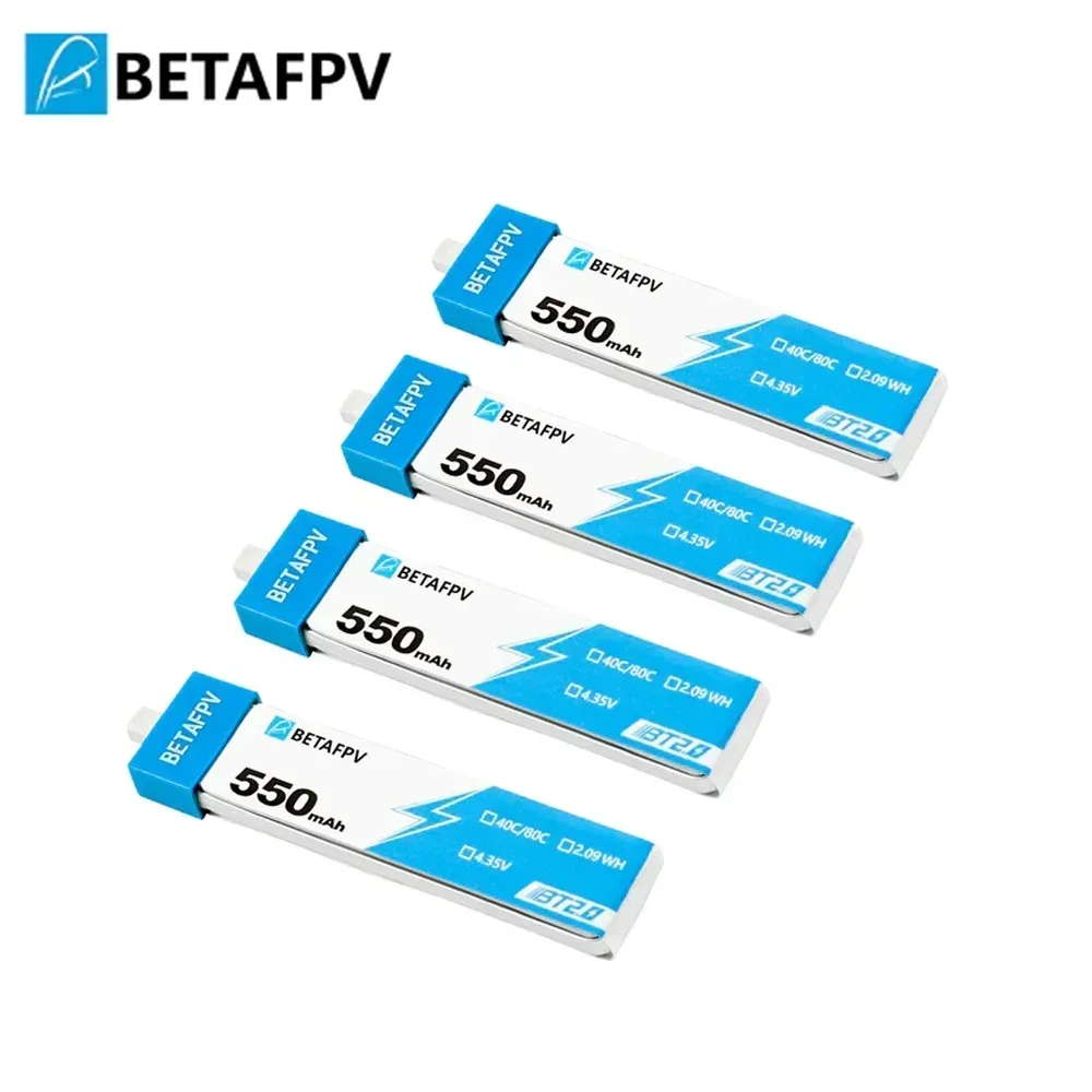 BETAFPV RC Bateria 550mAh 1S BT2.0 BETAFPV FPV Kit Racing Drone Original FPV Lipo BT2.0 Conector