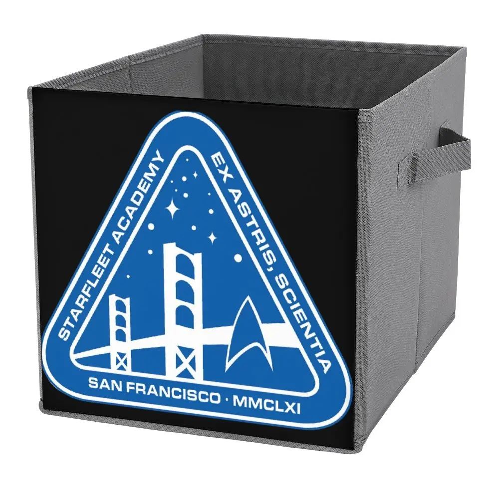 Star Trek Discovery Starfleet Academy Triangle Sign Storage Tank  Folding Storage Box Dust Proof Storage of Clothes Durable Port