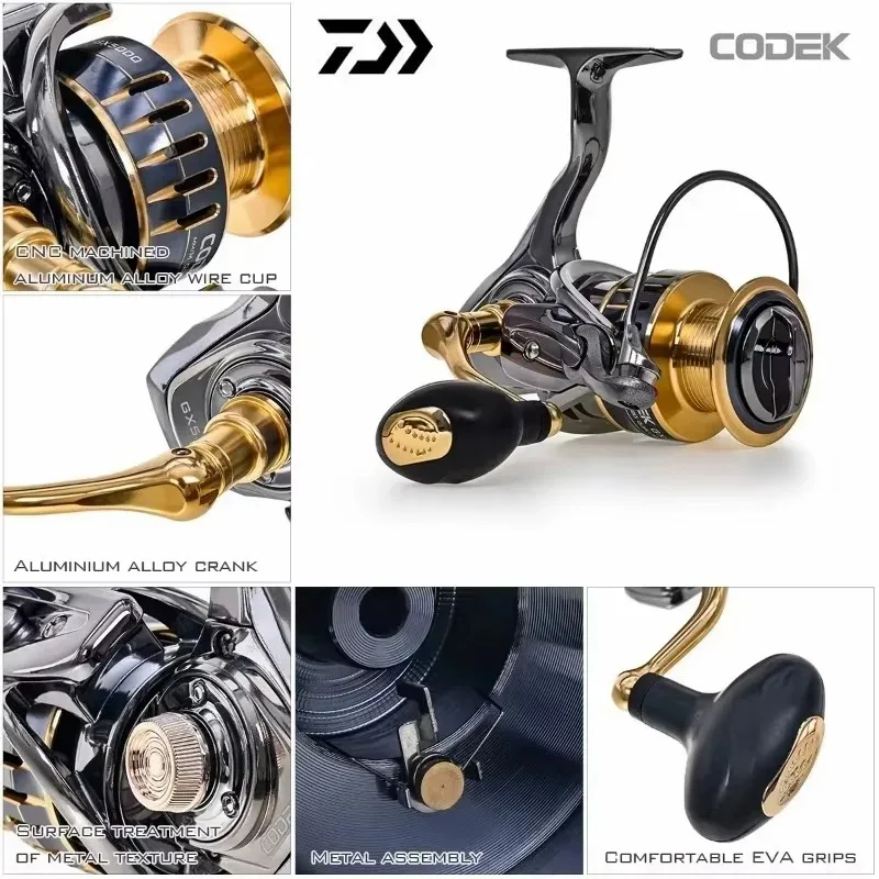 الأصلي دايوا فريمز LT الغزل بكرة baitcast بكرة ماكس السحب 18 كجم 1000 2000 3000 4000 5000 6000 7000 سلسلة عجلات الصيد