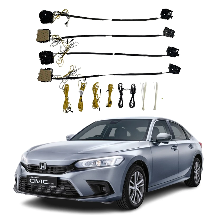 

For Electric Suction Doors Soft Close Automotive Car Doors Vacuum Door Lock for HONDA Civic 9th 2012-2015