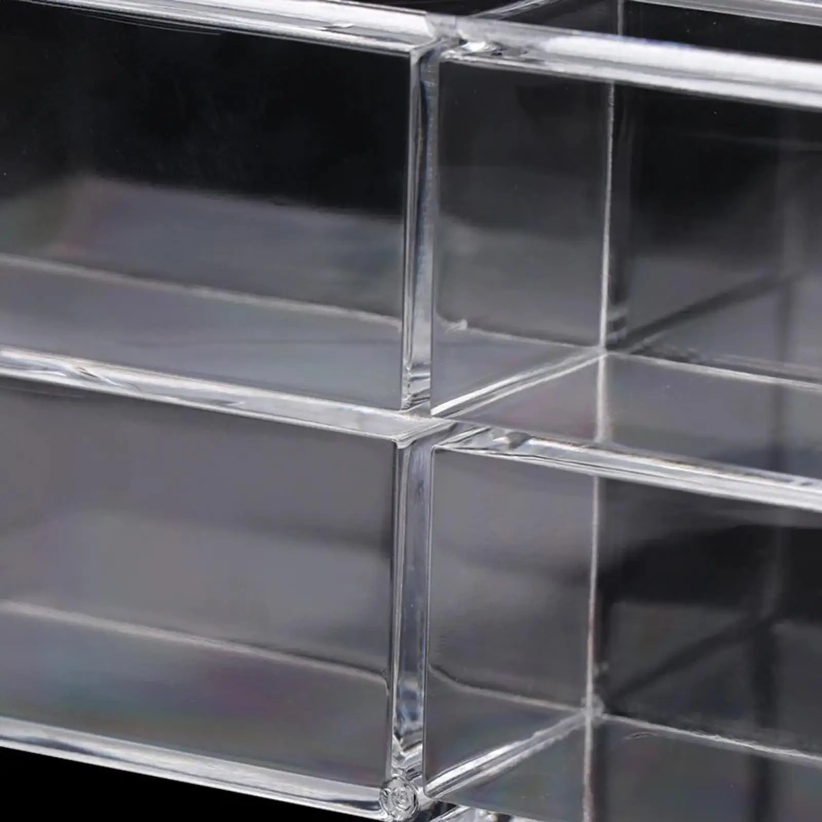 

Vehicle Model Display Stand Garage Showcase 8 Grids Cabinet Dust Cover Car