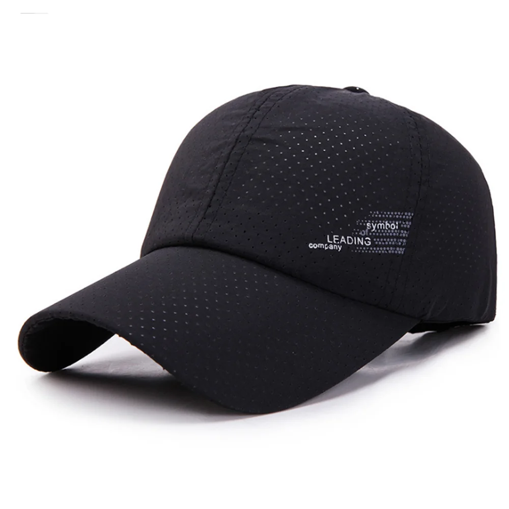 Summer Outdoor Sun Hats Quick Dry Women Men Golf Fishing  Adjustable Unisex Baseball Cap