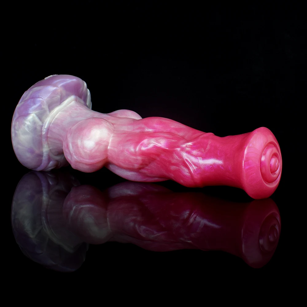 Nyota Realistische Wolf Dildo Lange Dieren Penis Seksspeeltje Voor Vrouwen Mannen Siliconen Anale Butt Plug Big Dildo 'S Masturbator Volwassen Benodigdheden