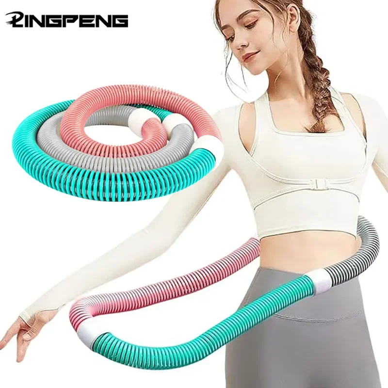 Cercle de yoga à tube de compression, équipement d'exercice pliable unisexe pour le raffermissement de la taille et du ventre, perte de poids et musculation à domicile