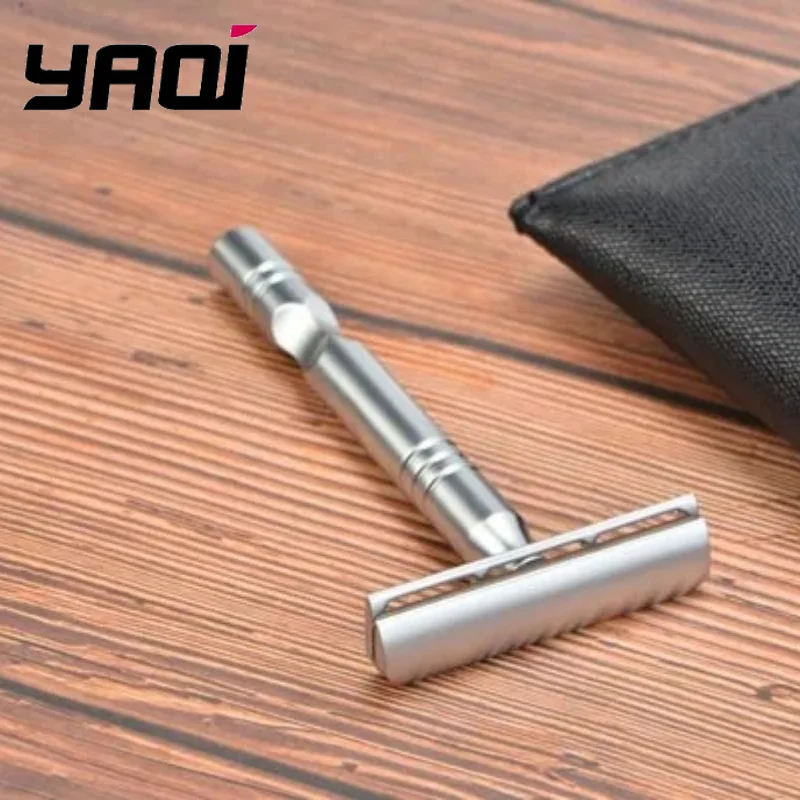 

Бритва YAQI Excalibur с матовым хромированным покрытием, однолезвийная, для безопасного бритья мужчин | Ограниченная по времени распродажа!