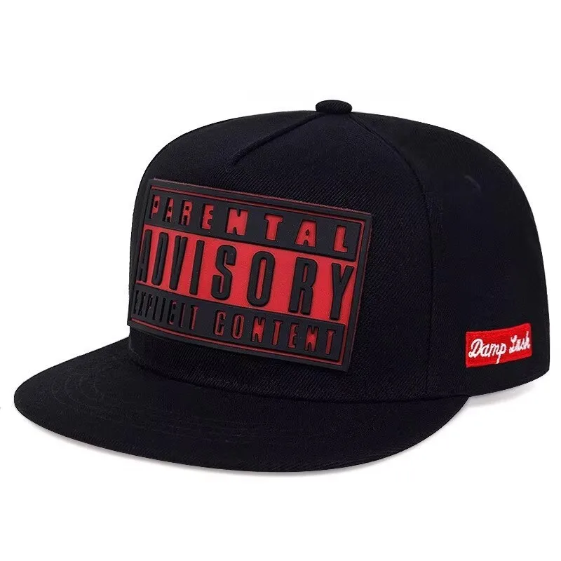 European and American cross-border hot three-dimensional letter printing baseball hat men and women flat brim hip-hop hat street image 3