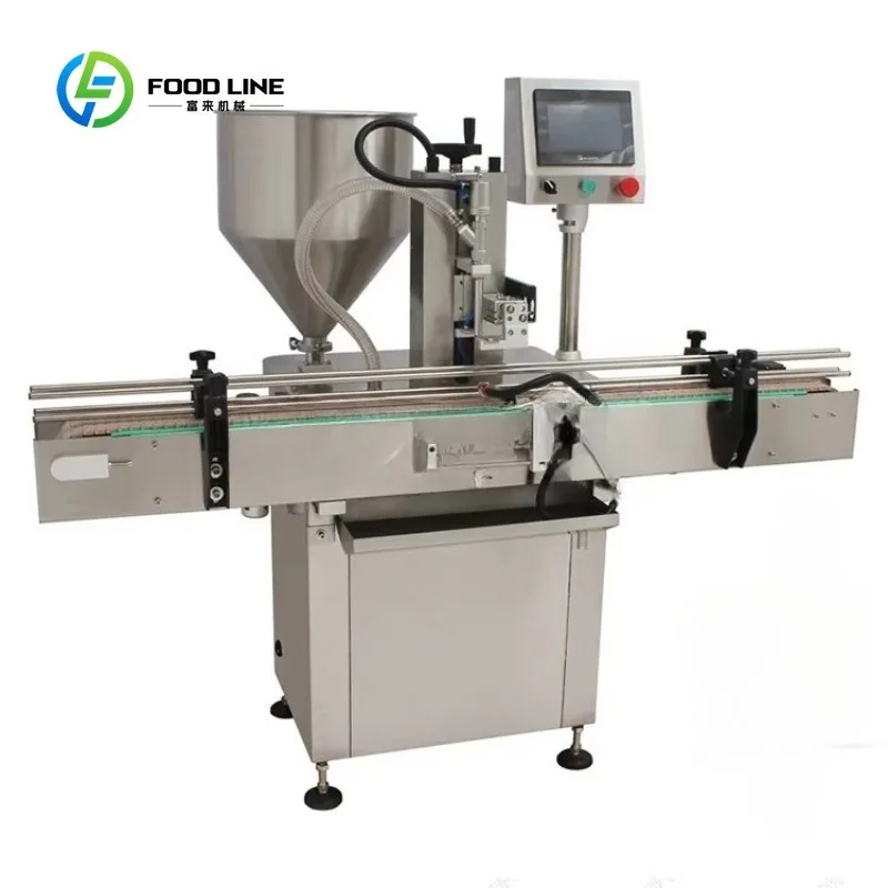 Custom Made  Single Head Automatic High Speed  Cosmetic Lotion Cream Filling Machine Sauce Jam Mayonnaise
