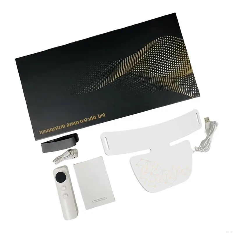 جهاز العناية بالرقبة بالفوتون متعدد الطيف من D0UE مع ضوء LED أحمر أزرق كولاجين يعزز قناع الرقبة المحمول اللاسلكي #2