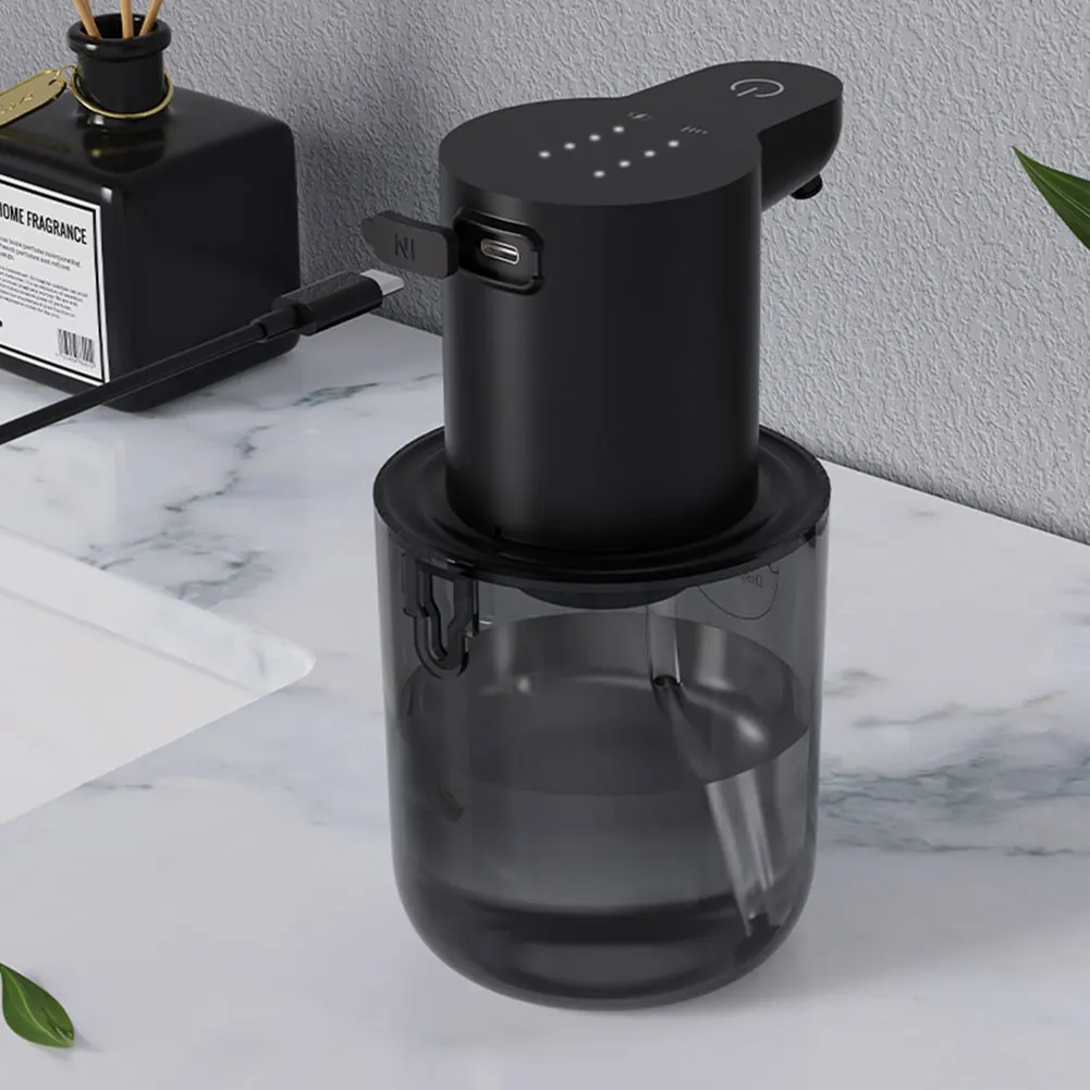 

Автоматический дозатор пены/геля, 400 мл, 4 передачи, инфракрасный датчик, дозатор пенного мыла, IPX5, водонепроницаемый для дома, кухни, ванной комнаты