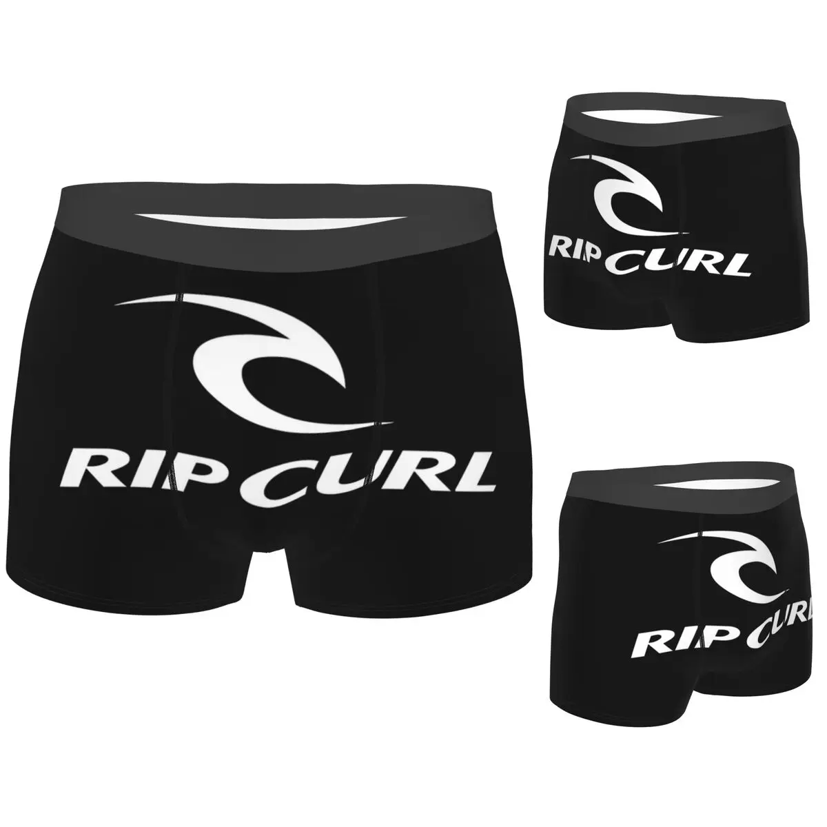

Трусы-боксеры, шорты с логотипом Rip Curl, мужские удобные трусы для мужчин, подарок бойфренду