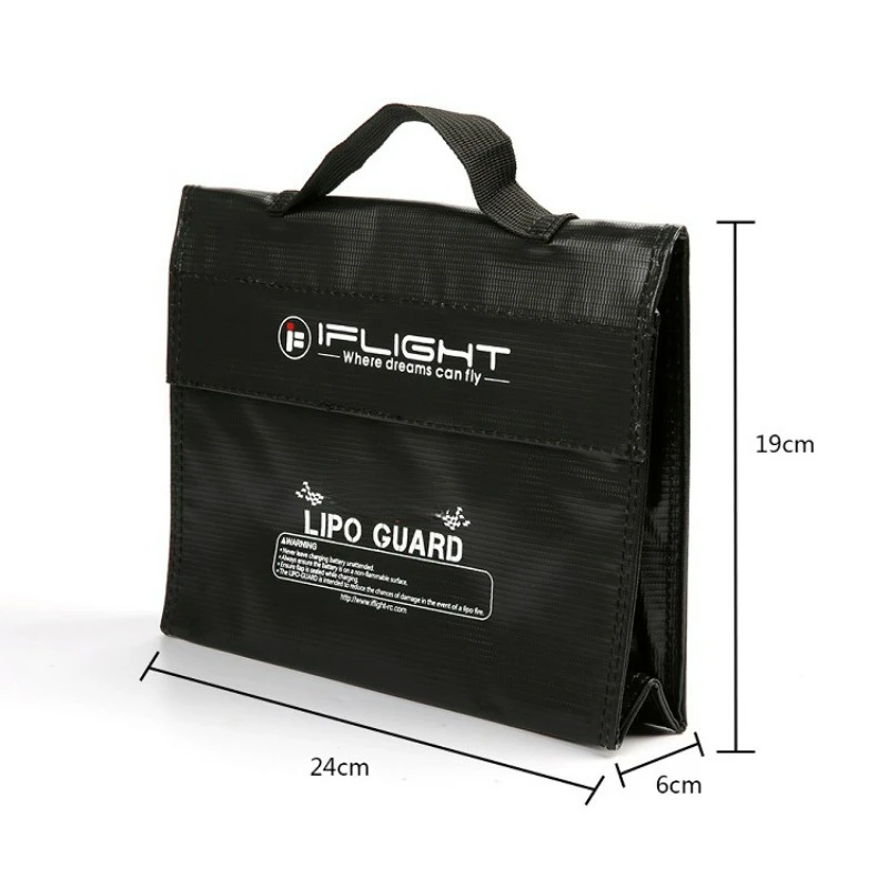 Iflight Battery Explosion-proof Bag, Fireproof And Flame-retardant Storage Bag, Protective Fpv Free Lipo Handbag Charger Storage