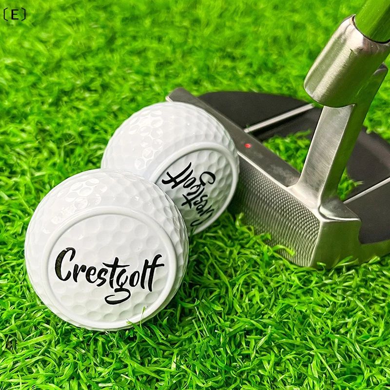 〔E〕1 Stück flache Golf-Trainingsbälle, flache Form, zweilagige Golfbälle, Golf-Übungsbälle für Swing-Putter〔Winter5〕