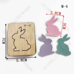 Rabbit New Cutting Dies 2024 New Arrivals Scrapbooking 16MM Knife Suitable for Most Wooden Cutting Dies Machines