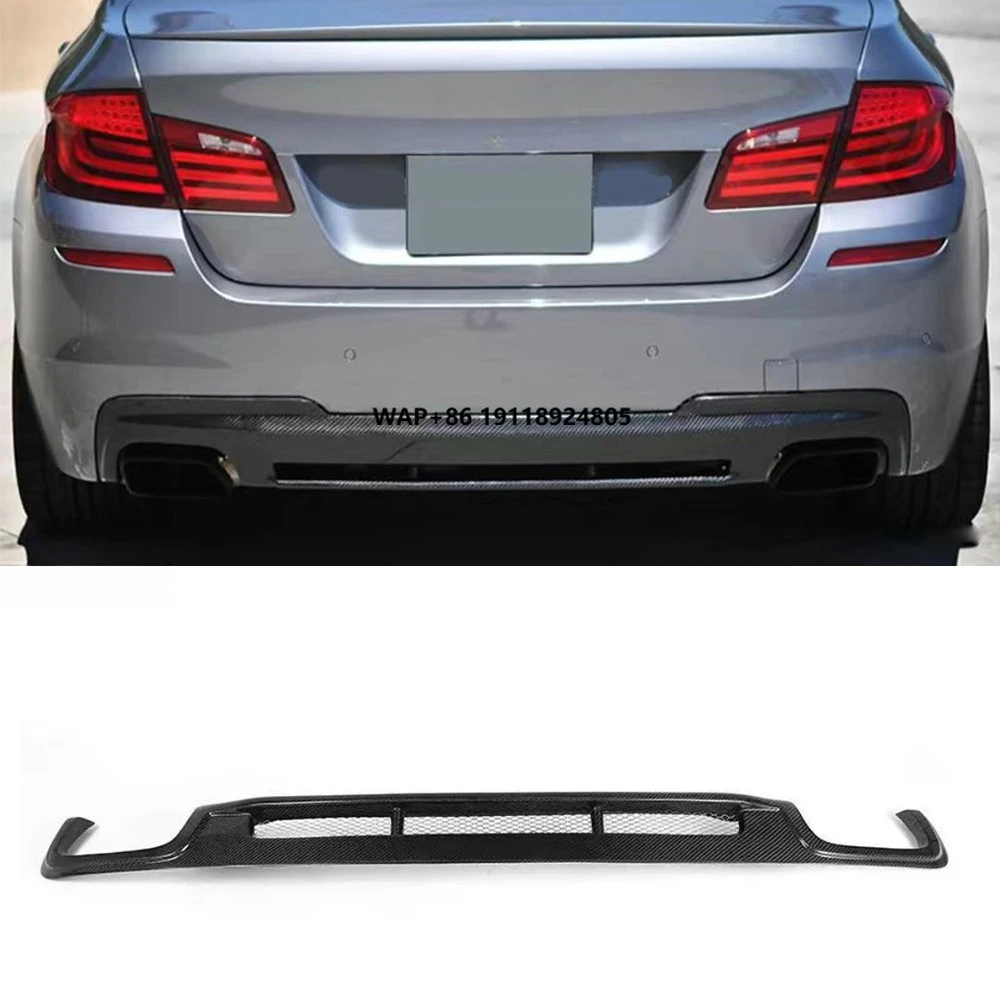 

For 5 Series F18/F10 M5 Haman Style Carbon Fiber Rear Diffuser 2010-2016