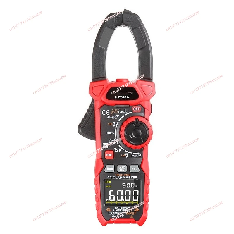 

HT208A/D high-precision clamp multimeter AC and DC current 1000A electrical ammeter temperature NCV