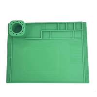 ABUL-Adsorption Soldering Mat Platform Heat-Resistant Magnetic For BGA Soldering Station Silicone Repair Pad 400X300mm