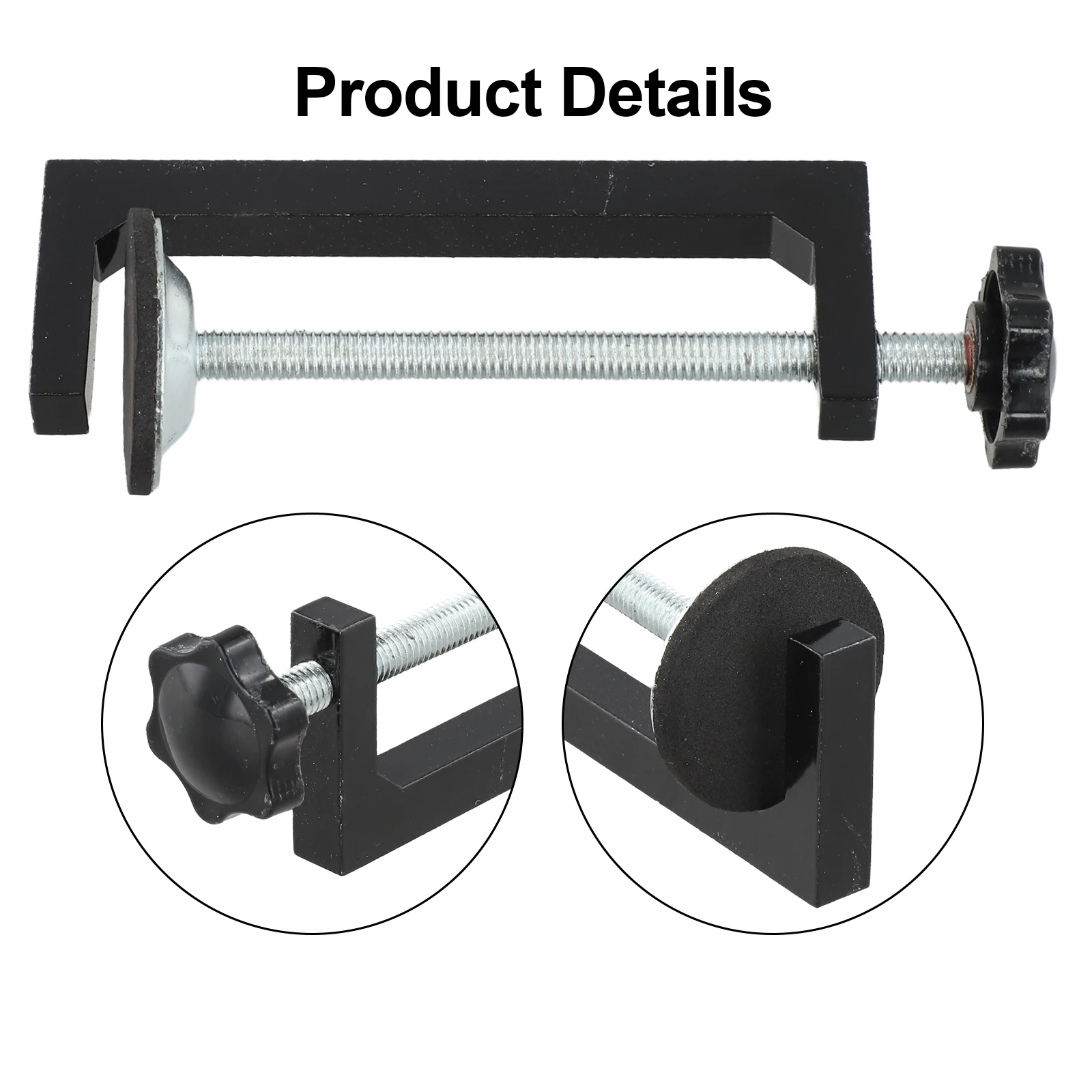 10-105mm Adjustable Woodworking C-Clamp Reversible Metal Clamp For Wood Plastic Cutting Drilling Table Workbench