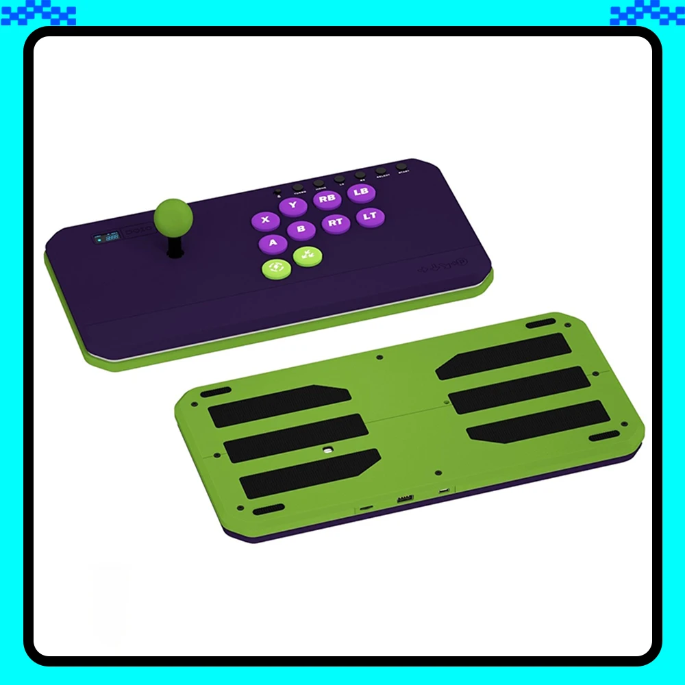 

DOIO KBGM-H08D Механическая клавиатура VLX из алюминиевого сплава Рокер Аркадная боевая геймерская клавиатура HITBOX для PS5 Switch PC Steam NS2