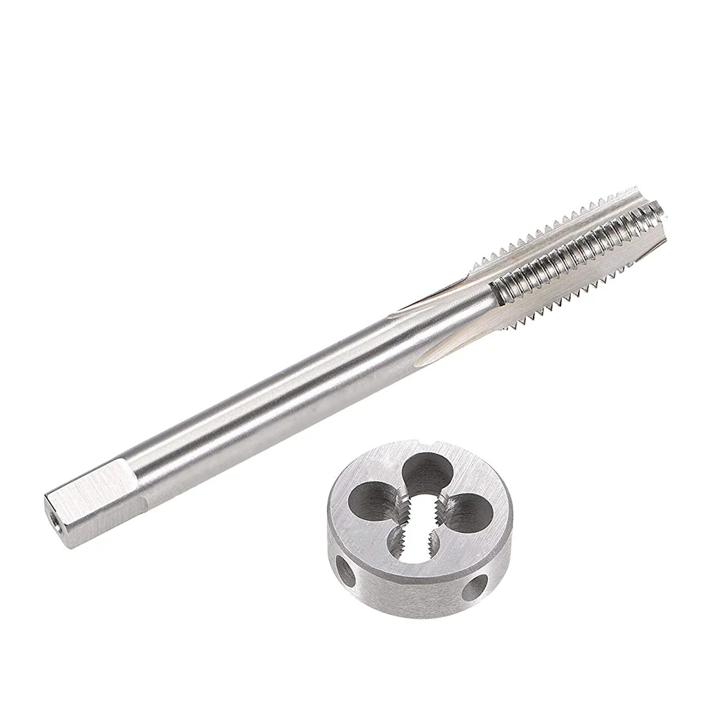 HUAZHICHUN 1PC 1 7/8-8UN Tap + 1PC 1 7/8-8UN Die,  HSS Tap and Die Set Right Hand Tap