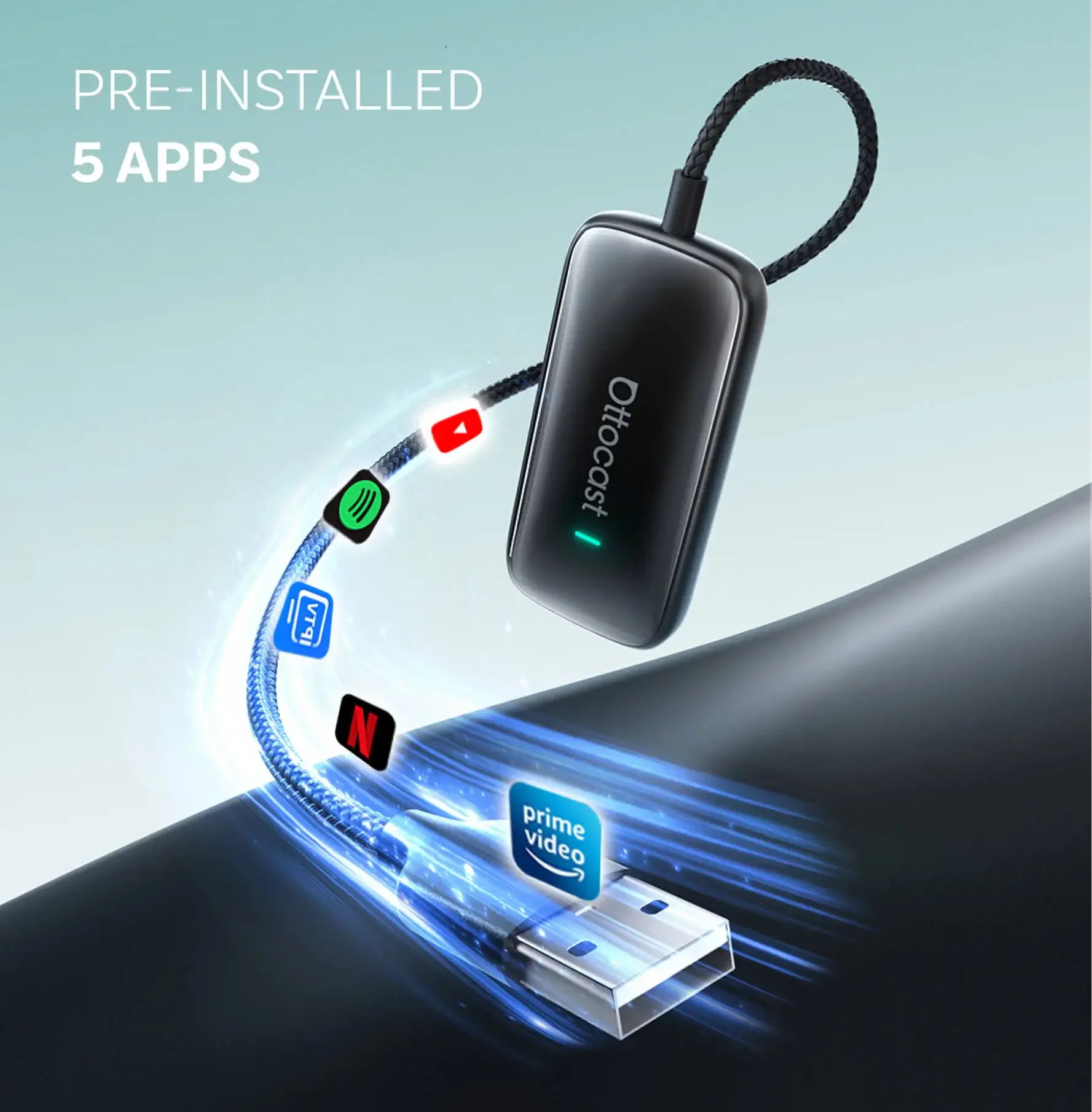 OTTOCAST Play2Video Ultra Wireless CarPlay Android Auto Adapter OTTOCAST Play2Video Ultra Wireless CarPlay Android Auto Adapter