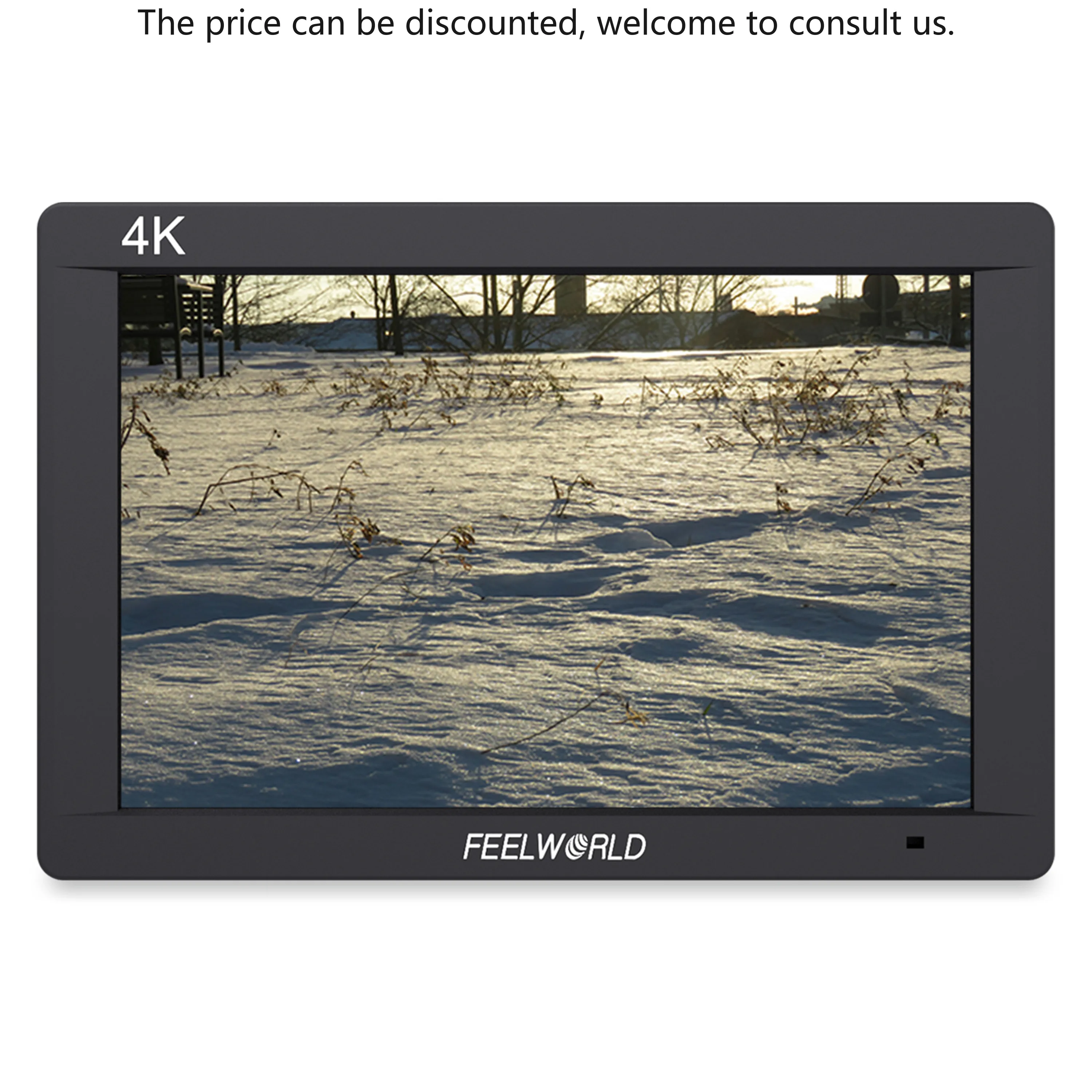 

FEELWORLD FW703 7-inch 3G-SDI 4K HDMI On Camera Monitor 7" IPS With SDI 4K HDMI Touch Screen Dslr Field Monitor